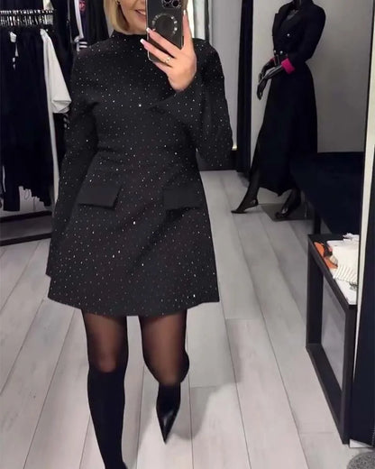 Agnieszka™ Elegancka błyszcząca sukienka w cekiny 💫