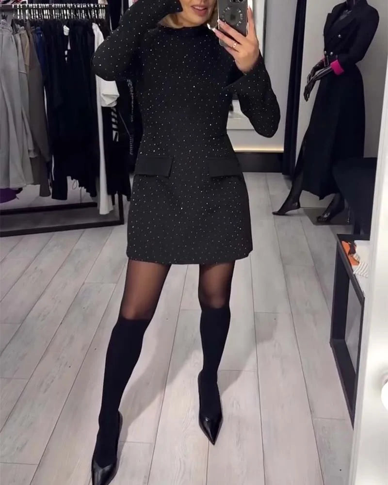 Agnieszka™ Elegancka błyszcząca sukienka w cekiny 💫