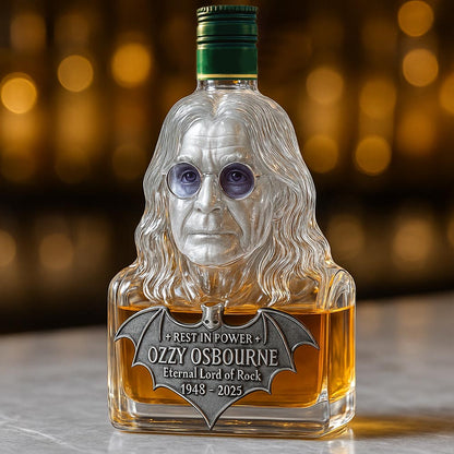 Immortalized in Glass — The Whisky Bottle Tribute to Ozzy Osbourne - FairyLightTrees